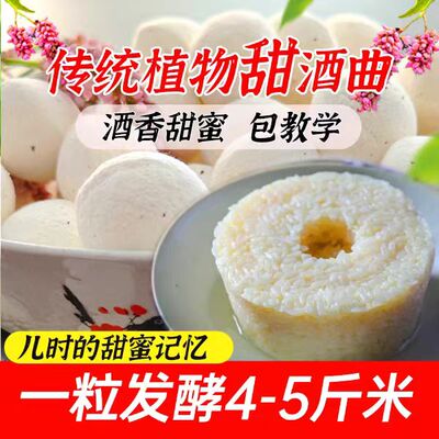 甜酒曲米酒曲纯植物做糯米酒醪糟