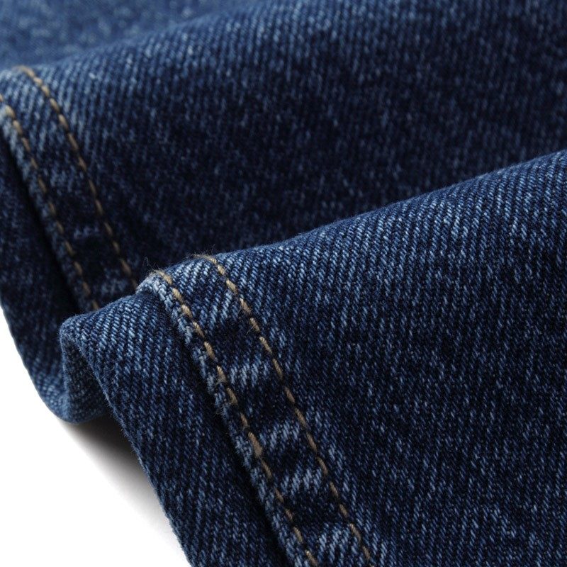 苹果牛仔裤男texwood正品中腰直筒宽松中年秋冬厚款经典品牌长裤