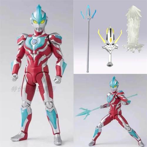 银河奥特人偶手办变形玩具玩偶shf关节可动金刚智力6岁赛罗捷德