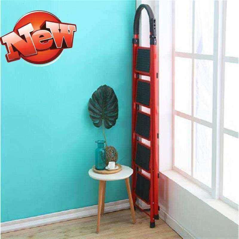 活动梯货架宿舍五步梯子安全手扶梯o货梯梯子家用折叠人字梯伸缩