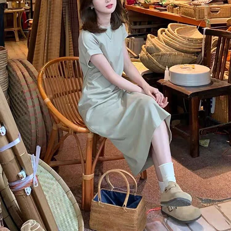 2026夏季新款法式小个子减龄设计感休闲裙子气质显瘦连衣裙女