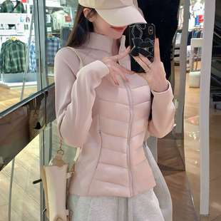 修身羽绒服内搭女款冬季加厚保暖内胆小个子纯色外套