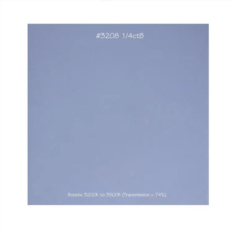 ROSCO 美国进口正版摄影色片纸20*20CM  橙色1/1 1/2 1/4CTO色片