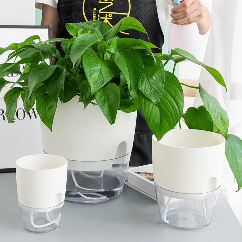 清仓自动吸水塑料免浇水懒人花盆