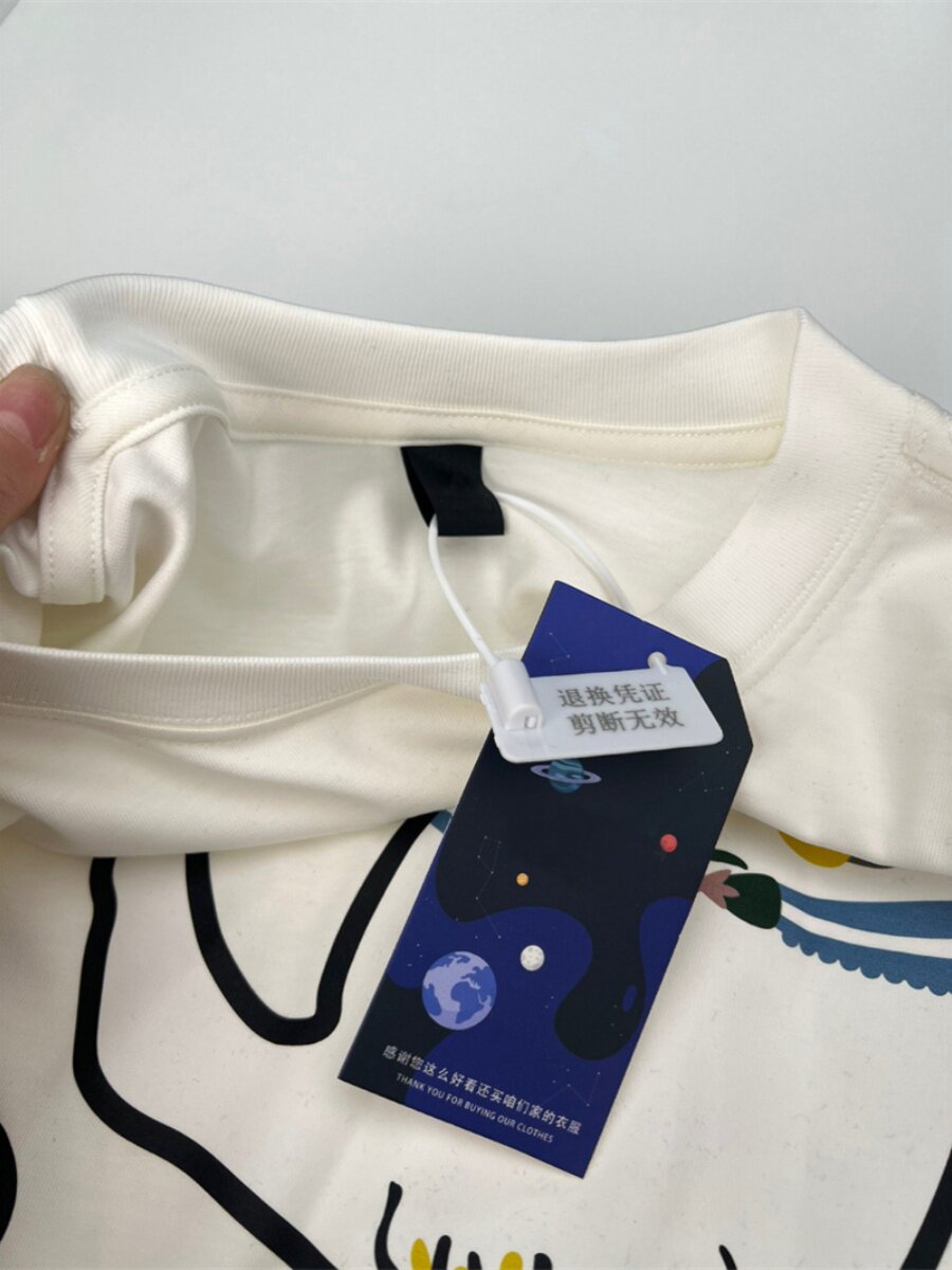 THE MALL WITHDRAWS TAIL GOODS CLEARANCE TO PICK UP LEAKAGE INVENTORY AMERICAN RETRO SHORT-SLEEVED T-SHIRTS FOR MEN AND WOMEN SUMMER VERSATILE HALF-SLEEVED TOPS