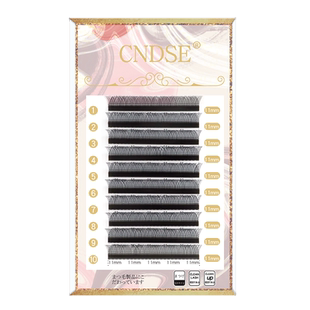 高品质0.05yy睫毛嫁接超柔软不散根水貂毛美睫店专用Y型编织开花