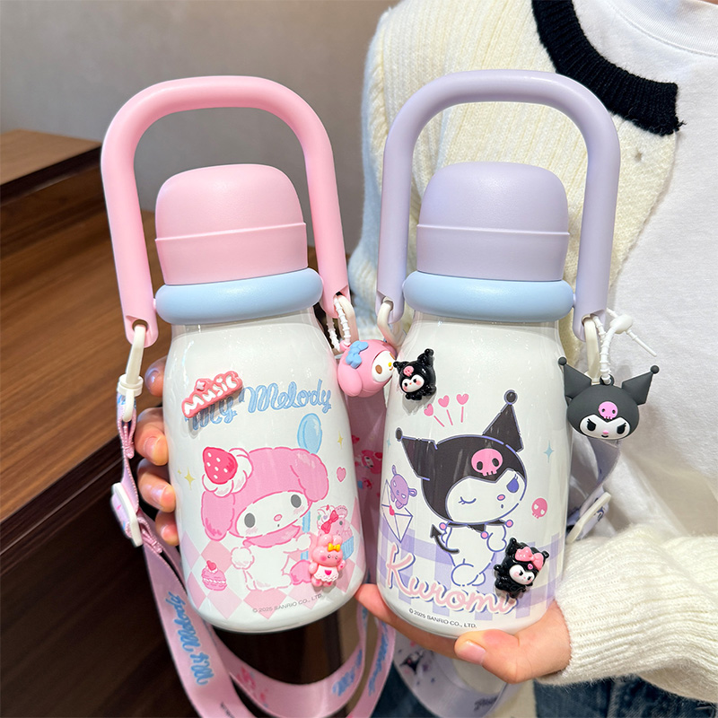 正版三丽鸥三饮保温杯316食品级