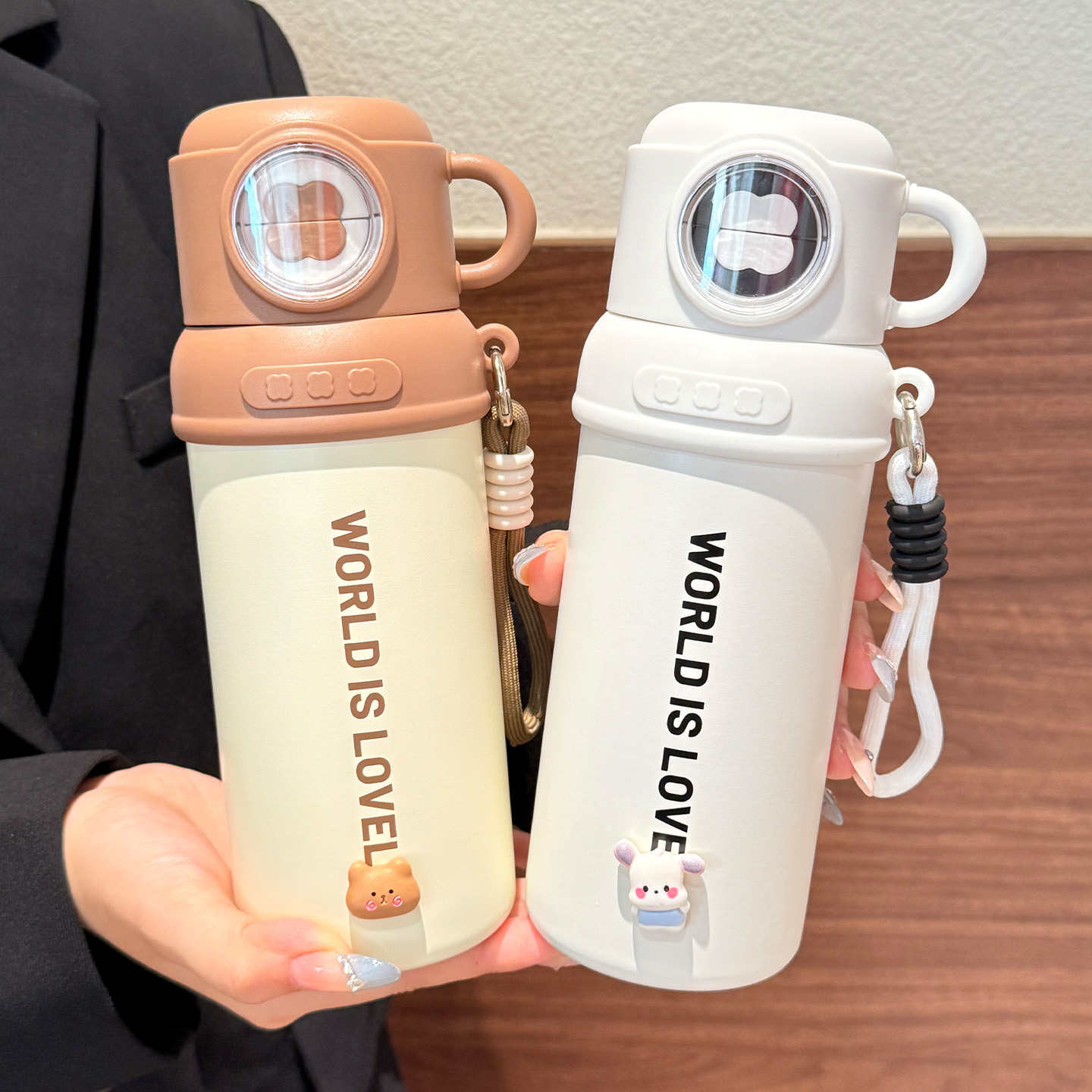 一杯三用保温杯学生儿童杯子