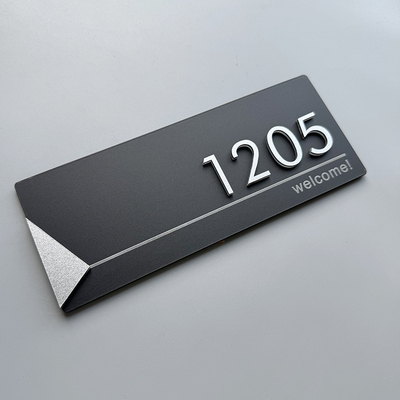 门牌号码牌家用定制创意轻奢号高级感别墅酒店住宅办公室入户门数字户外房间门口贴挂牌房号装饰订制公寓名宿