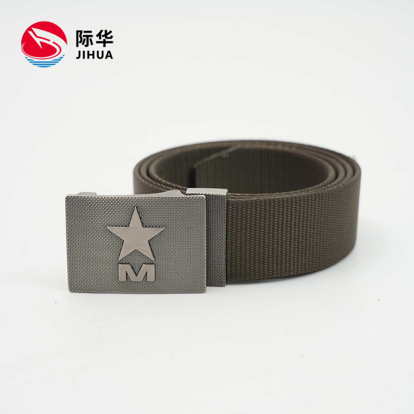 际华男士专用战术腰带免打孔百搭编织帆布皮带户外运动休闲裤带