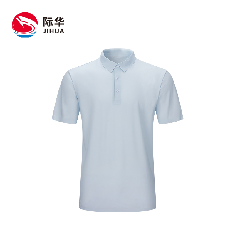 际华针织短袖翻领POLO衫男2025夏季新款透气纯色商务休闲T恤户外