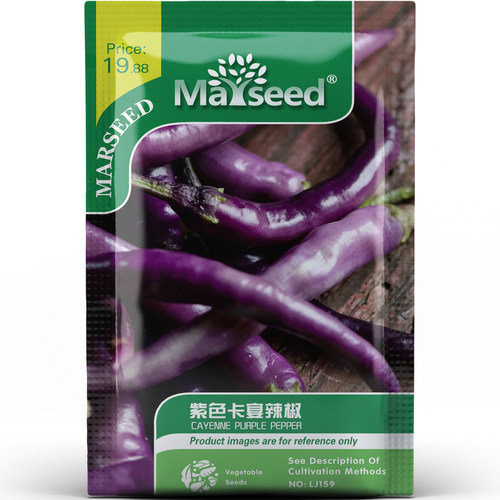 紫色卡宴辣椒种子种苗高颜值爆款盆栽蔬菜微辣食用观赏两用C038