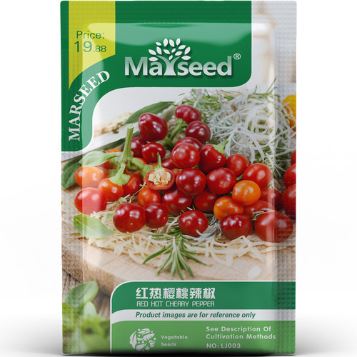 美洲热带地区观赏与食用兼用红热樱桃辣椒种子种苗蔬菜调料B239