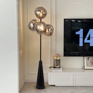意式熔岩落地灯简约现代轻奢风客厅沙发高级氛围感装饰摆件落地灯