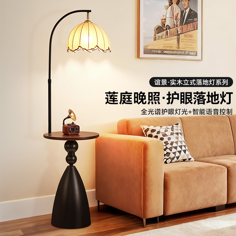 【热销N0.1】置物架一体落地灯