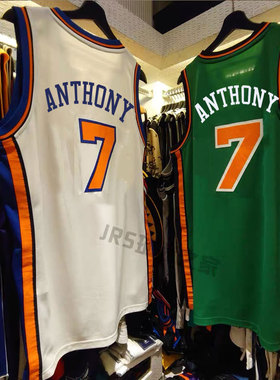 尼克斯设计定制安东尼7号刺绣球衣绿色12圣诞橙色高端订做