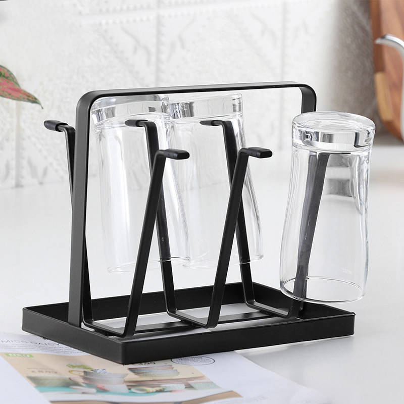 家居客厅厨房多功能置物架金属沥水杯架玻璃水杯马克沥水杯架,餐饮具,配套器具,淘宝优惠券,粉丝福利购,淘宝优惠卷