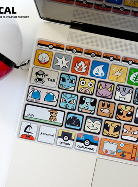 硅胶键盘膜适用于苹果MacBookpro13键盘创意Pro14Air15电脑16寸air13寸防水防磨防尘键盘膜保护游戏风格男生