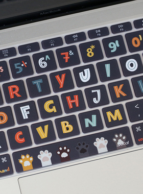 IDECAL适用于苹果笔记本膜MacBookpro15air13键盘可爱保护贴硅胶华为荣耀xpro键盘保护膜14寸16寸联想按键贴