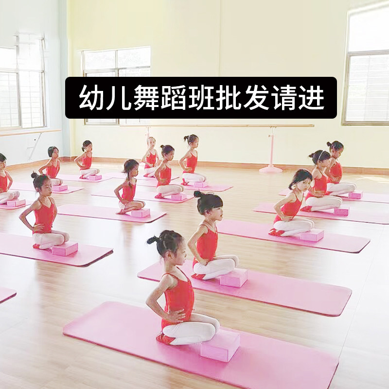 现货速发幼儿园舞蹈室专用瑜伽垫砖儿童跳舞蹈练功地垫子女童练舞