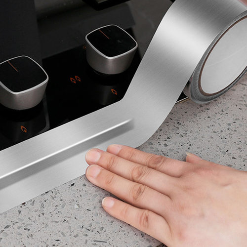 美缝贴洗碗槽防水边贴水池燃气灶台缝挡水条水槽洗菜盆防霉封边条