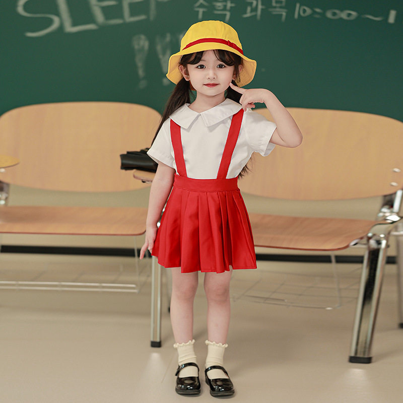 日本樱桃小丸子cosplay儿童服装童装裙子动漫cos女童表演学生制服