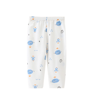 宝宝夏季长裤薄款纯棉儿童睡裤男童1岁3家居裤婴儿空调裤女童裤子