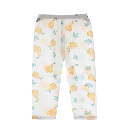 宝宝长裤薄夏季儿童家居空调裤纯棉睡裤男童宽松女童打底防蚊裤子