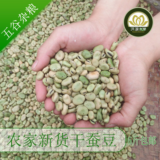 小蚕蚕农家香蚕豆小颗粒香豌豆5斤包邮干蚕豆纯手工挑选香兰花豆
