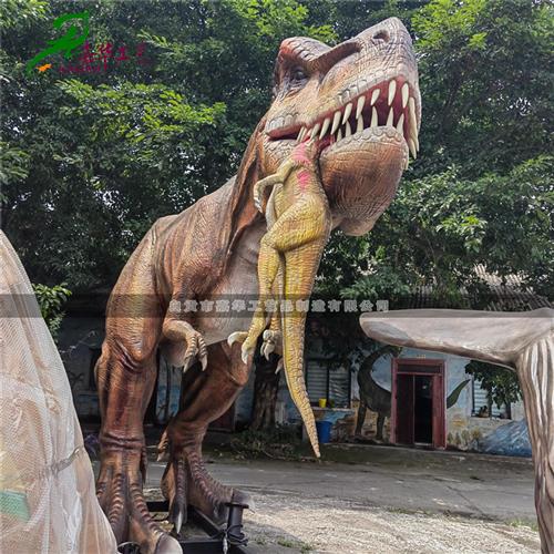 仿真恐龙制造厂家爆款霸王龙影视表演道具博物馆展览来图定制