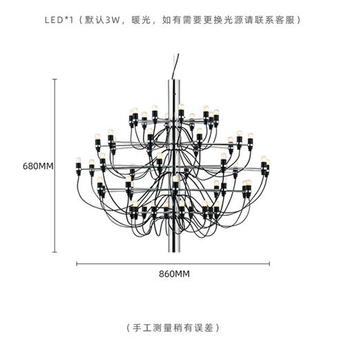 意大利别墅客厅吊灯后现代展厅卧室餐厅复试楼梯设计师意式吊灯