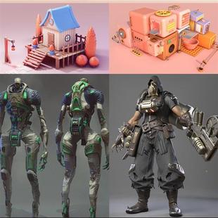 d建模渲染cd模型ip形象su犀牛maya三维产品广联达建模代画接单