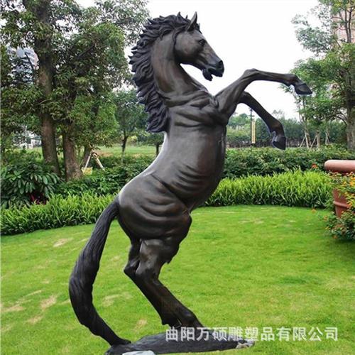 铸铜锻铜动物雕塑定制华尔街牛大象马梅花鹿铜雕园林装饰大摆件
