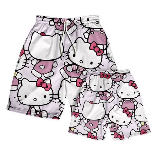 HelloKitty夏季五分速干沙滩裤