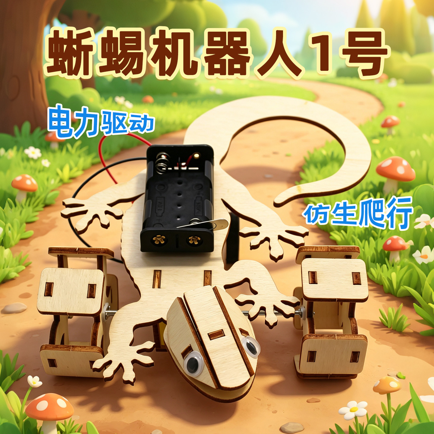 蜥蜴机器人1号DIY拼装实验包