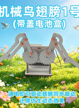 仿生鸟翅膀1号木质拼装模型