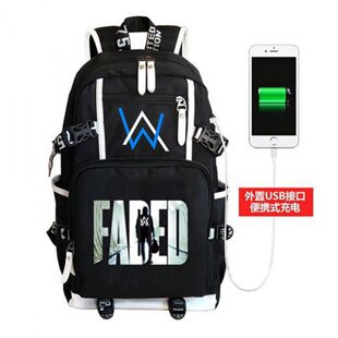2026艾伦沃克书包Alan Fadedmarshmello百大DJ棉花糖双 Walker同款