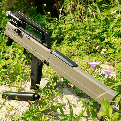 dz01二代fmg9折叠冲锋枪儿童玩具男孩软弹枪发射器电动连发7一9岁