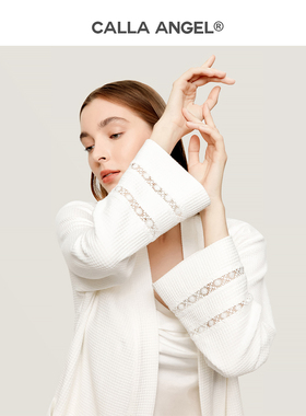 CallaAngel纯棉浴袍女薄款春夏柔软吸水华夫格速干浴衣全棉睡袍