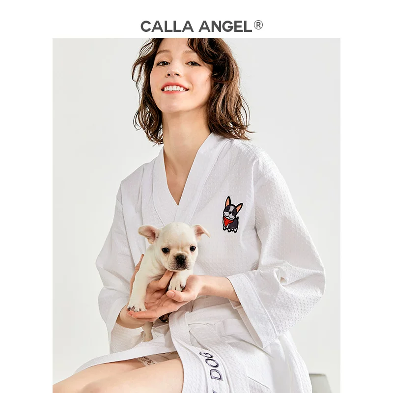 Thin spring summer Japanese quick dry bathrobe, for beloved