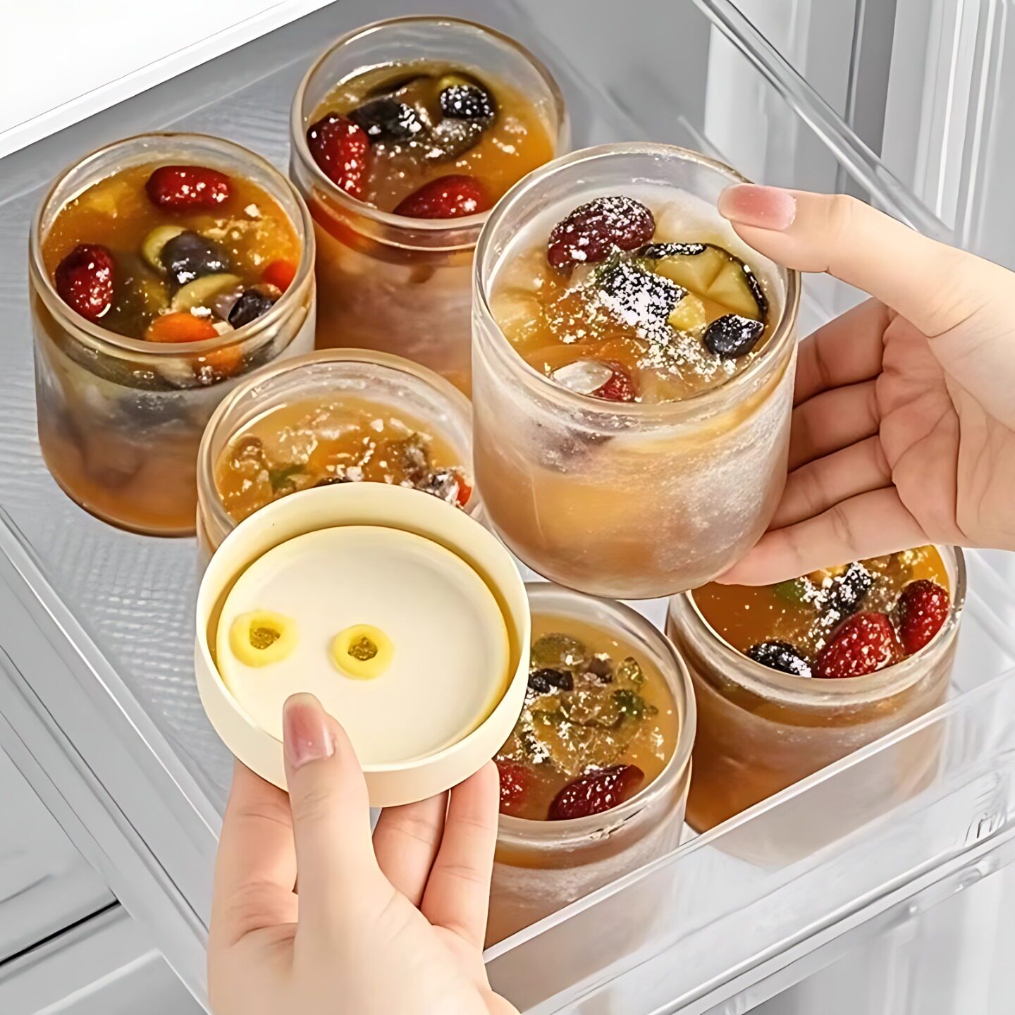 冻汤分装盒可蒸煮食品级高硼硅玻璃瓶高汤冷冻专用储存鸡汤密封罐