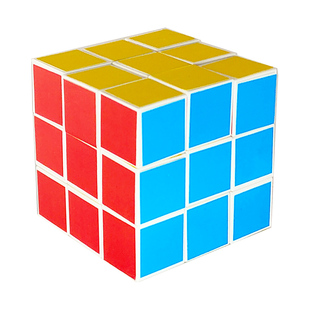 送收纳盒 边长2cm六面可吸附六面带磁性方块三视图教具彩色正方体搭建几何体立方体小学数学形体拼搭积木教学