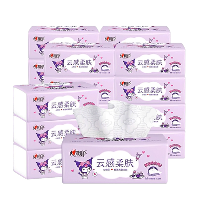 心相印抽纸云感柔肤纸巾酷洛米款