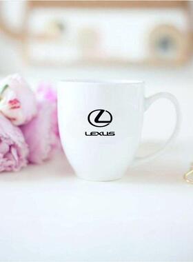 雷克萨斯白色陶瓷马克杯咖啡杯水杯办公室茶杯家用杯子牛奶杯早餐