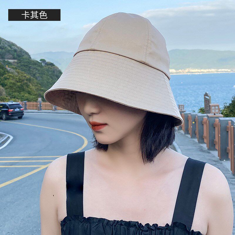 渔夫帽女帽子太阳帽遮阳水桶遮脸夏季百搭帽日系紫外线防晒韩版潮在类目 服饰配件/皮带/帽子/围巾, 帽子中 - 来自Buy2taobao.com提供专业的淘宝代购服务