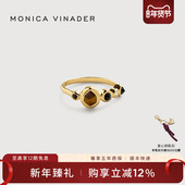 Monica Vinader莫妮卡戒指Siren三生永恒宝石戒指女轻奢高级日常
