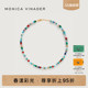 Monica Vinader莫妮卡自由守护项链宝石串珠颈链彩宝春日叠戴配饰