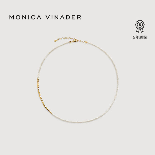 MonicaVinader米粒珍珠项链轻奢