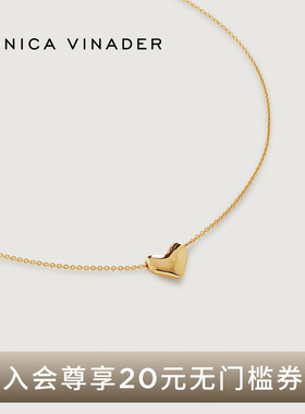 Monica Vinader莫妮卡流心项链毛衣链爱心款新年礼物经典心意颈链