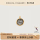 Monica Vinader莫妮卡吊坠和平鸽吊坠小众项坠叠戴项链挂件情侣款